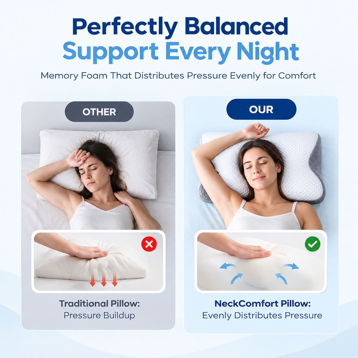 Ergonomic Cervical Pillow