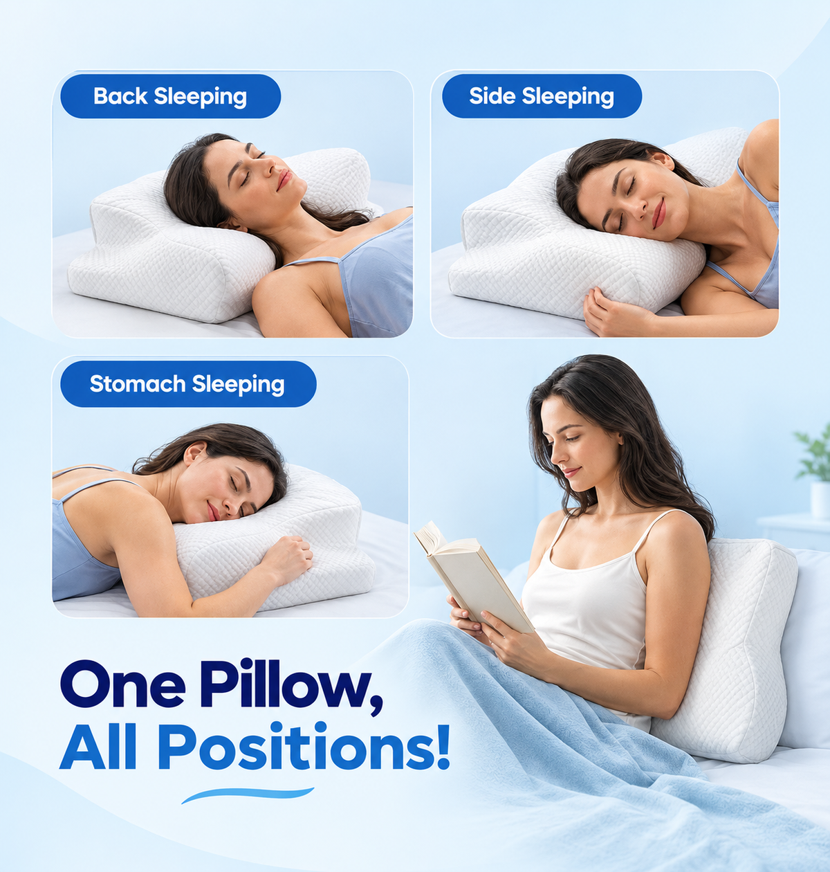 Ergonomic Cervical Pillow